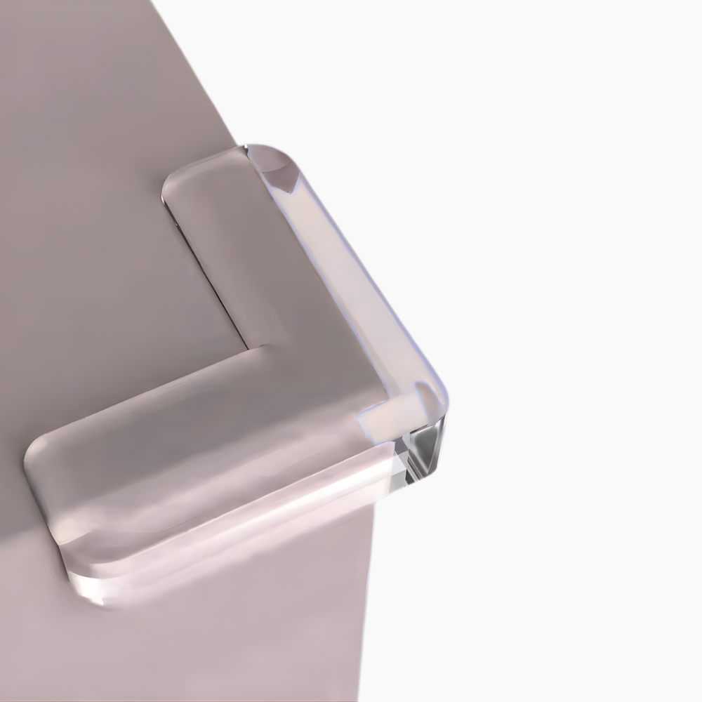 Barnsäkerhet – Transparenta hörnskydd i PVC