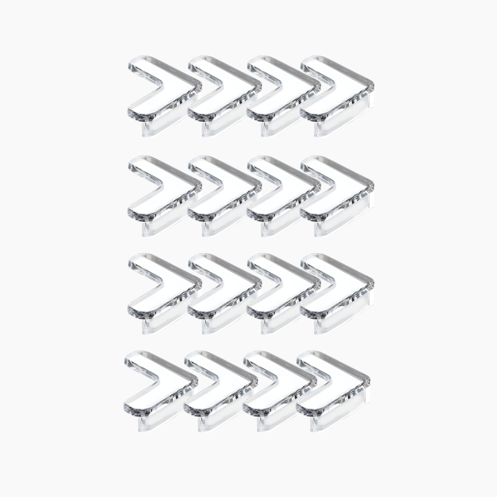 Barnsäkerhet – Transparenta hörnskydd i PVC