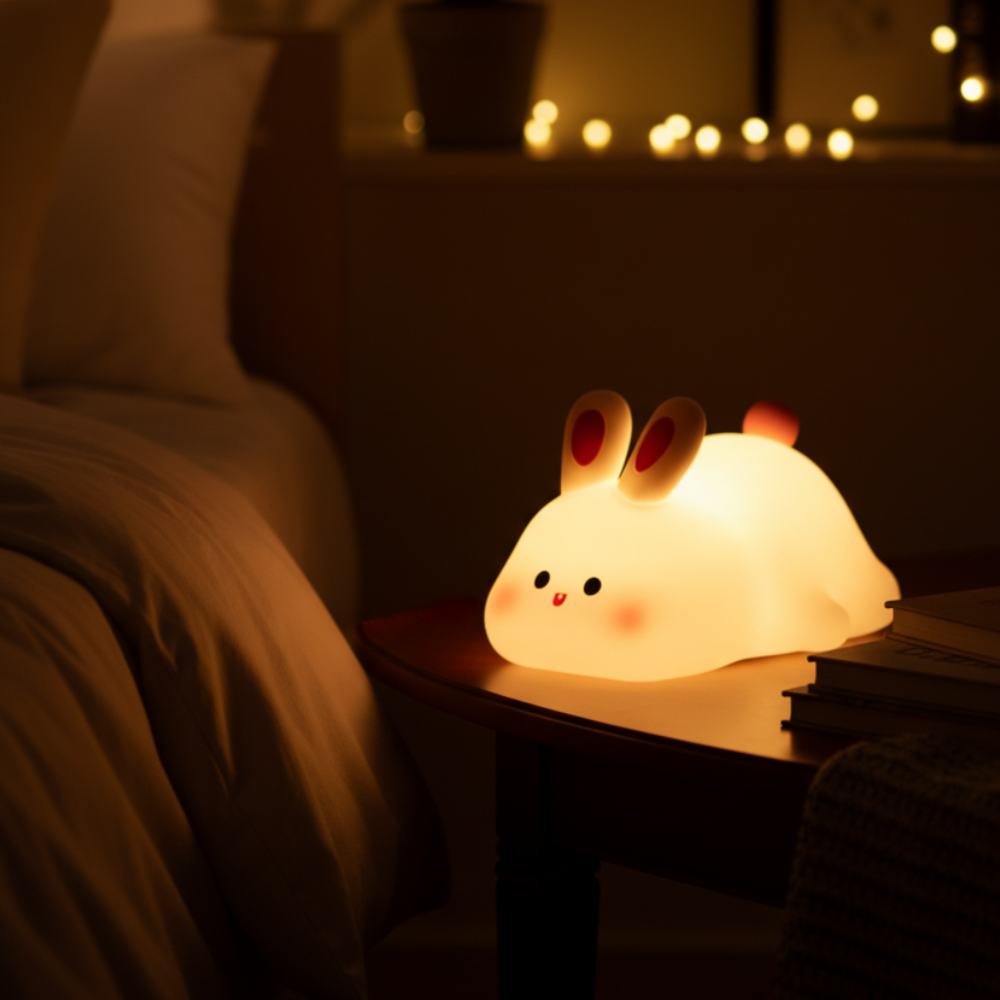 Nattlampa Kanin – Dimbar med touchsensor