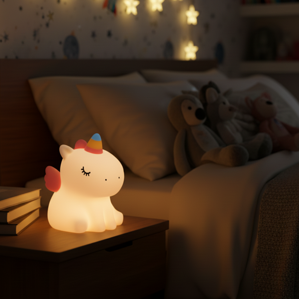 Unicorn LED Nattlampa