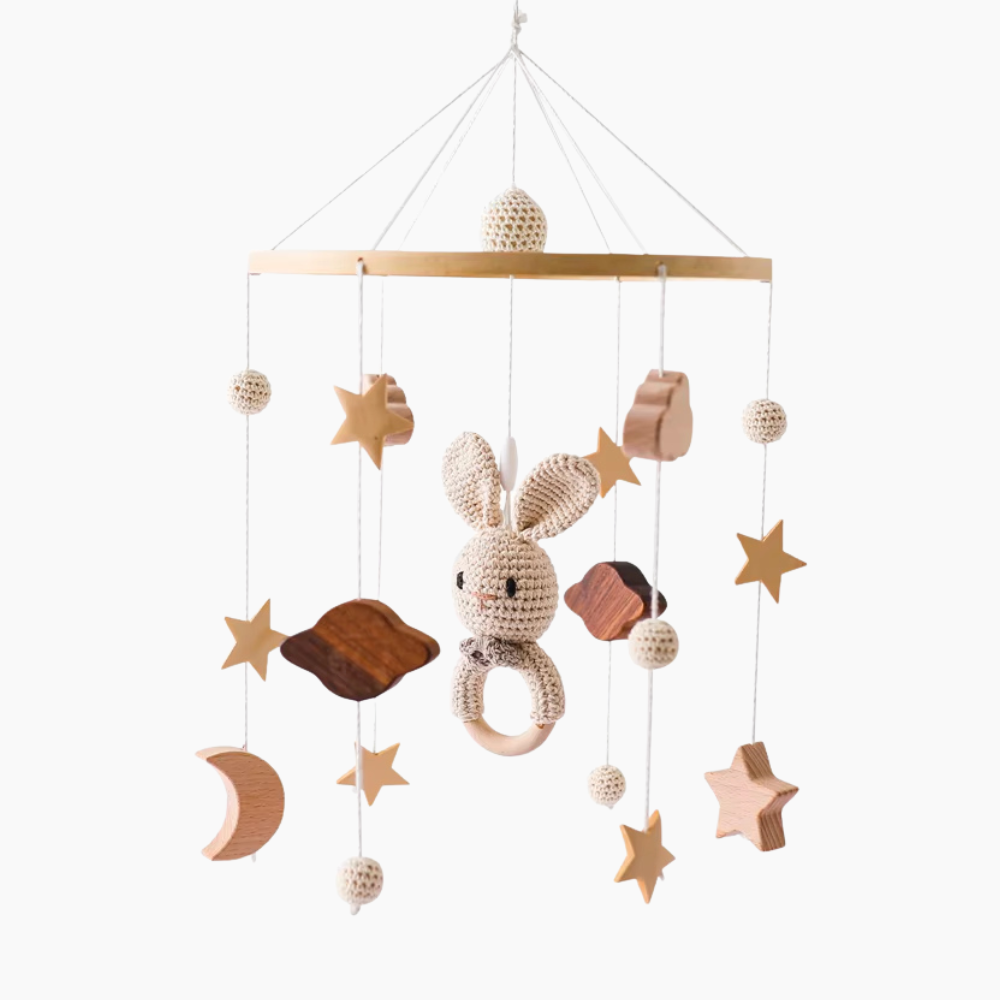 Babymobil Trä Kanin Spjälsäng
